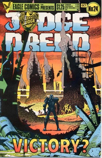 Cover for Judge Dredd (Eagle Comics, 1983 series) #24