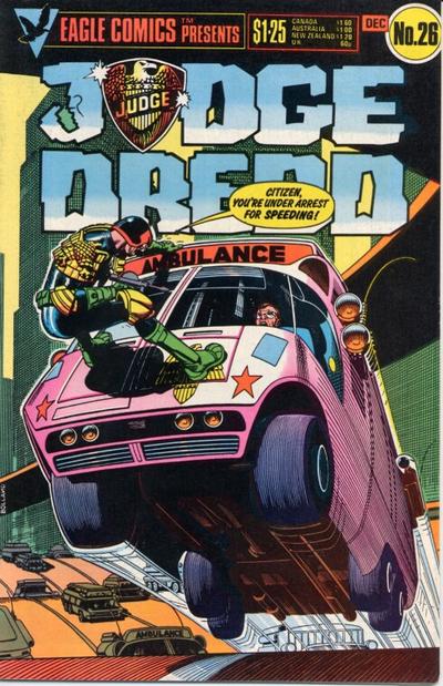 Cover for Judge Dredd (Eagle Comics, 1983 series) #26