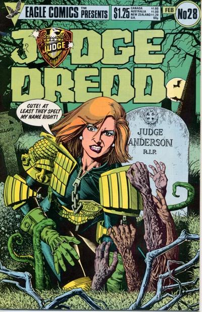 Cover for Judge Dredd (Eagle Comics, 1983 series) #28