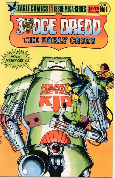 Cover for Judge Dredd: The Early Cases (Eagle Comics, 1986 series) #1