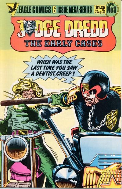 Cover for Judge Dredd: The Early Cases (Eagle Comics, 1986 series) #3