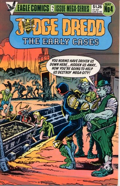 Cover for Judge Dredd: The Early Cases (Eagle Comics, 1986 series) #4