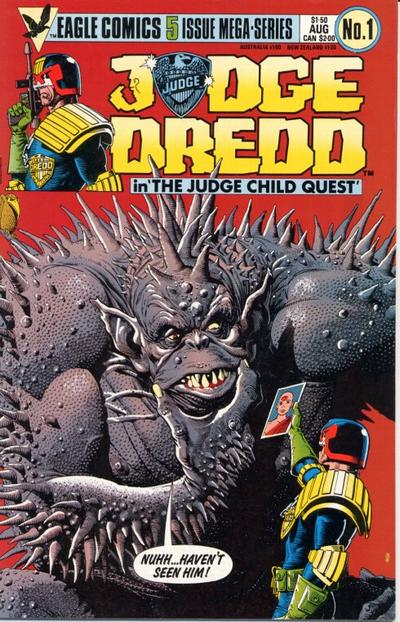 Cover for Judge Dredd: The Judge Child Quest (Eagle Comics, 1984 series) #1