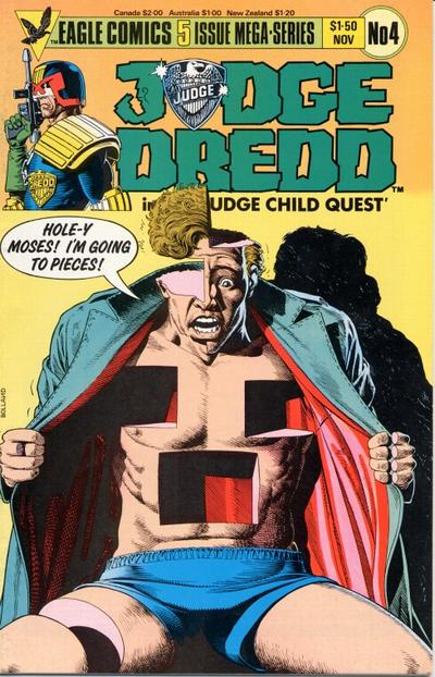 Cover for Judge Dredd: The Judge Child Quest (Eagle Comics, 1984 series) #4