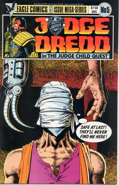 Cover for Judge Dredd: The Judge Child Quest (Eagle Comics, 1984 series) #5