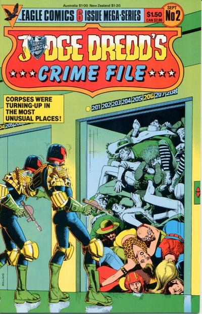 Cover for Judge Dredd's Crime File (Eagle Comics, 1985 series) #2