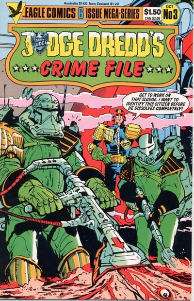 Cover for Judge Dredd's Crime File (Eagle Comics, 1985 series) #3