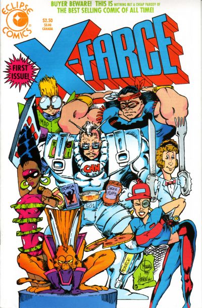 Cover for X-Farce (Eclipse, 1992 series) #1