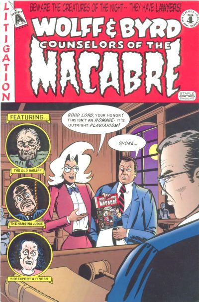 Cover for Wolff & Byrd, Counselors of the Macabre (Exhibit A Press, 1994 series) #4