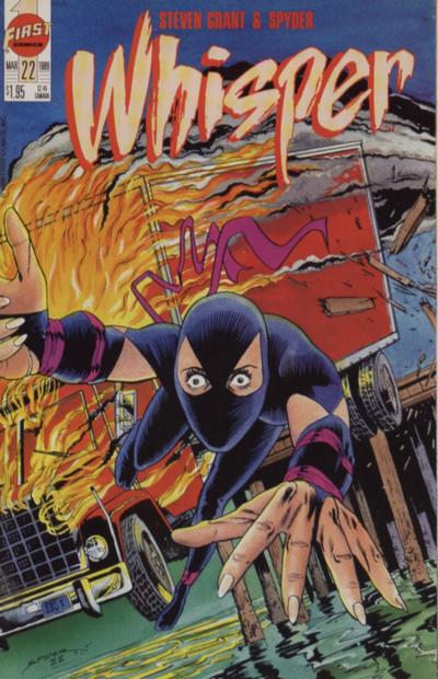 Cover for Whisper (First, 1986 series) #22
