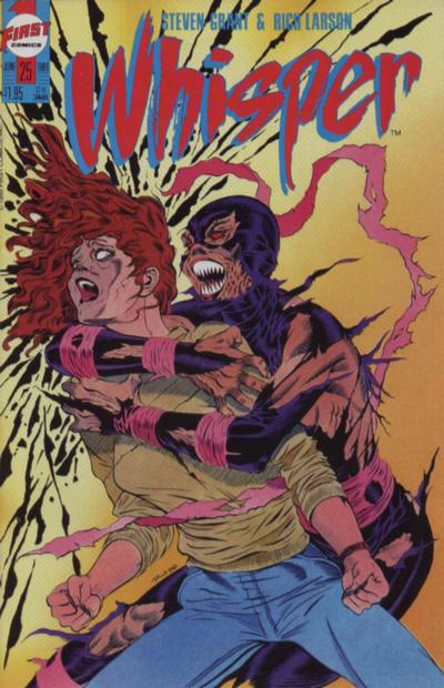 Cover for Whisper (First, 1986 series) #25