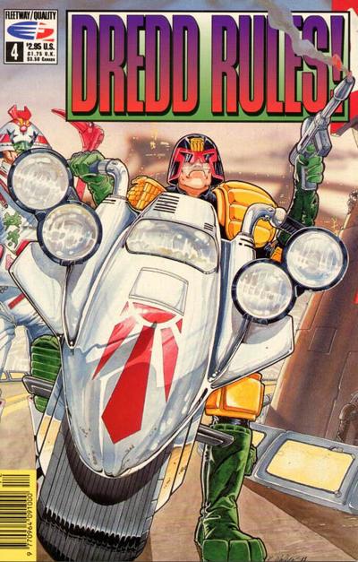 Cover for Dredd Rules! (Fleetway/Quality, 1991 series) #4