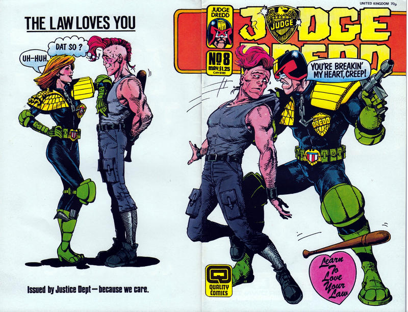 Cover for Judge Dredd (Fleetway/Quality, 1987 series) #8 (43)