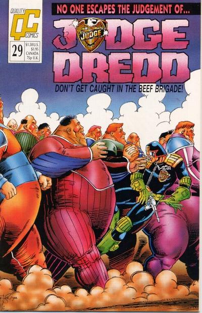 Cover for Judge Dredd (Fleetway/Quality, 1987 series) #29