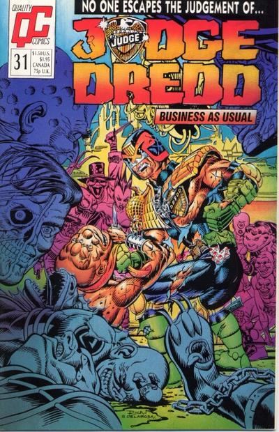 Cover for Judge Dredd (Fleetway/Quality, 1987 series) #31