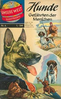 Cover Thumbnail for Unsere Welt Illustrierte (BSV - Williams, 1961 series) #6