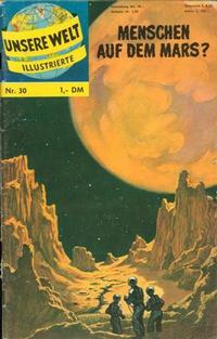 Cover for Unsere Welt Illustrierte (BSV - Williams, 1961 series) #30