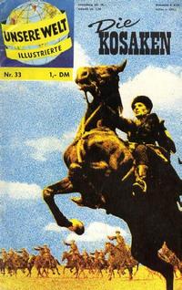 Cover Thumbnail for Unsere Welt Illustrierte (BSV - Williams, 1961 series) #33
