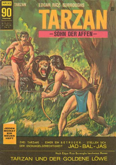 Cover for Tarzan (BSV - Williams, 1965 series) #53