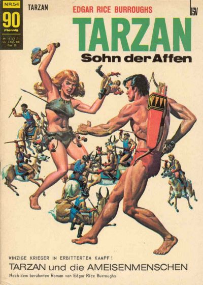 Cover for Tarzan (BSV - Williams, 1965 series) #54