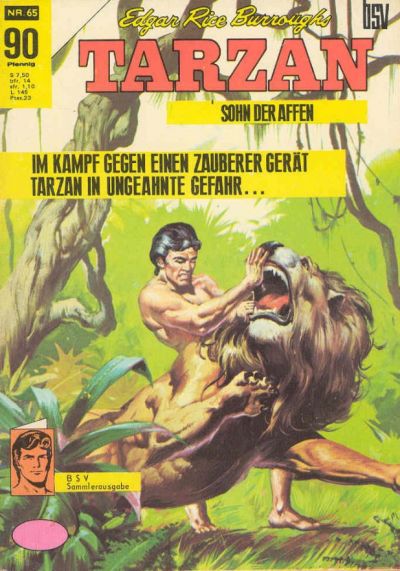 Cover for Tarzan (BSV - Williams, 1965 series) #65