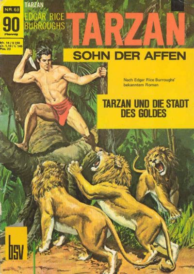 Cover for Tarzan (BSV - Williams, 1965 series) #69