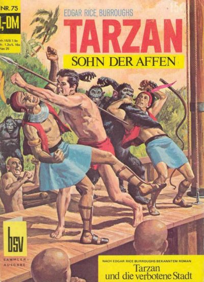 Cover for Tarzan (BSV - Williams, 1965 series) #75