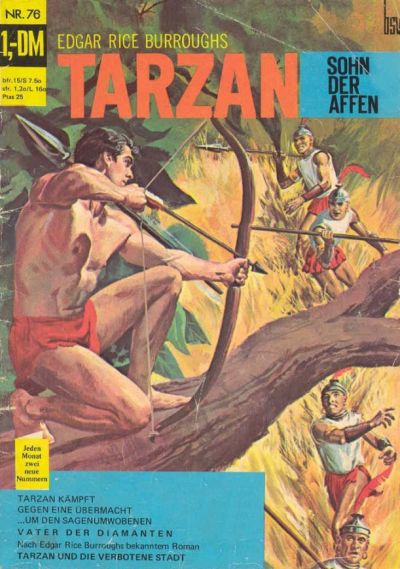 Cover for Tarzan (BSV - Williams, 1965 series) #76