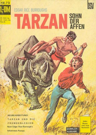 Cover for Tarzan (BSV - Williams, 1965 series) #79