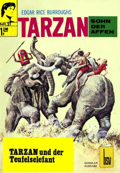 Cover for Tarzan (BSV - Williams, 1965 series) #91