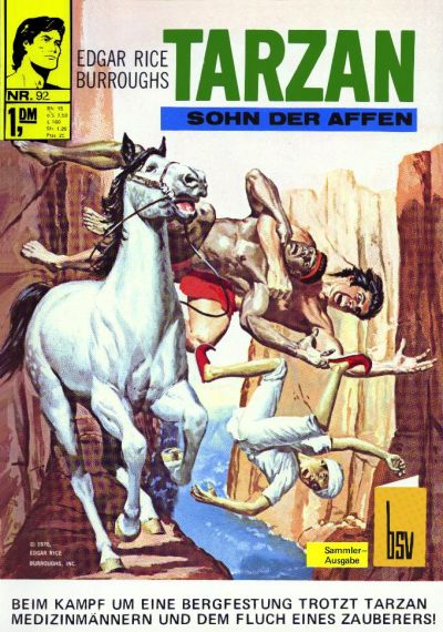 Cover for Tarzan (BSV - Williams, 1965 series) #92