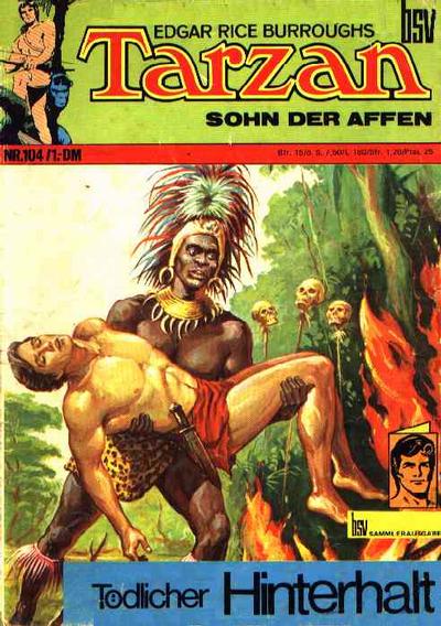 Cover for Tarzan (BSV - Williams, 1965 series) #104