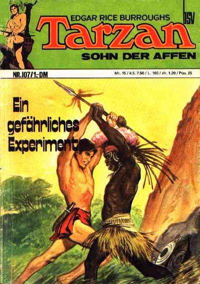 Cover for Tarzan (BSV - Williams, 1965 series) #107