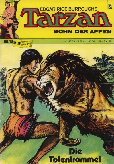 Cover for Tarzan (BSV - Williams, 1965 series) #109