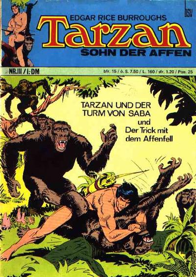 Cover for Tarzan (BSV - Williams, 1965 series) #111