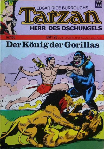 Cover for Tarzan (BSV - Williams, 1965 series) #136