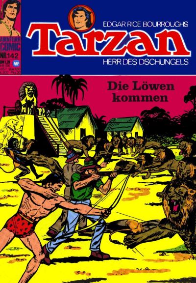 Cover for Tarzan (BSV - Williams, 1965 series) #142