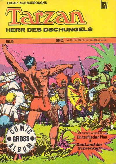 Cover for Tarzan (BSV - Williams, 1969 series) #15