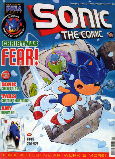 Cover for Sonic the Comic (Fleetway Publications, 1993 series) #145