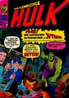 Cover for Hulk (BSV - Williams, 1974 series) #2
