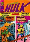 Cover for Hulk (BSV - Williams, 1974 series) #4