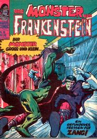 Cover for Das Monster von Frankenstein (BSV - Williams, 1974 series) #19