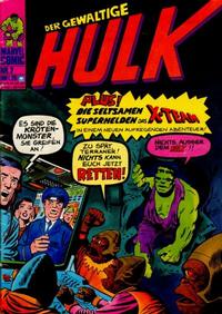 Cover Thumbnail for Hulk (BSV - Williams, 1974 series) #2