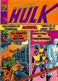 Cover Thumbnail for Hulk (BSV - Williams, 1974 series) #4