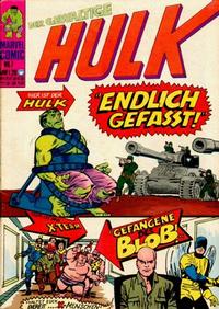 Cover for Hulk (BSV - Williams, 1974 series) #7