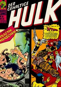 Cover Thumbnail for Hulk (BSV - Williams, 1974 series) #10