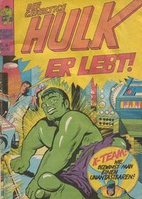 Cover Thumbnail for Hulk (BSV - Williams, 1974 series) #16