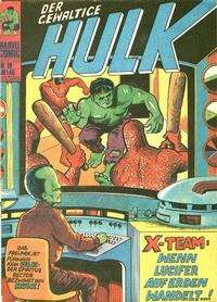 Cover Thumbnail for Hulk (BSV - Williams, 1974 series) #18