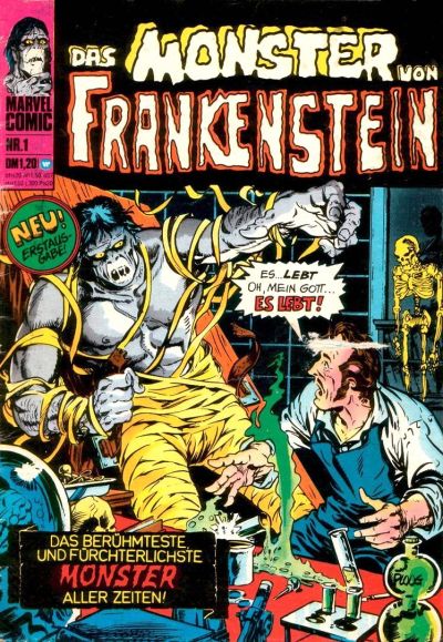 Cover for Das Monster von Frankenstein (BSV - Williams, 1974 series) #1