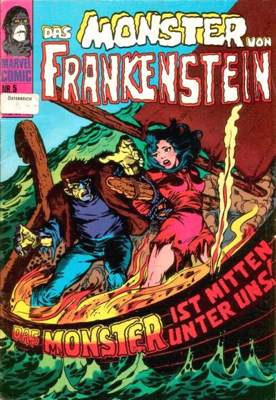 Cover for Das Monster von Frankenstein (BSV - Williams, 1974 series) #5